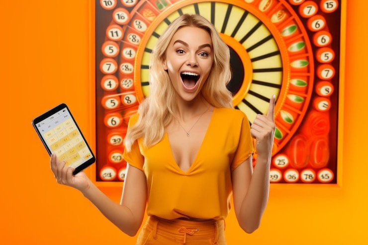 Pengguna membaca panduan bermain mobile